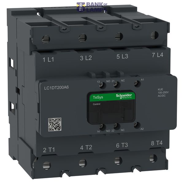 CTR Deca 200A 4P 100-250V ACDC Lug image 2