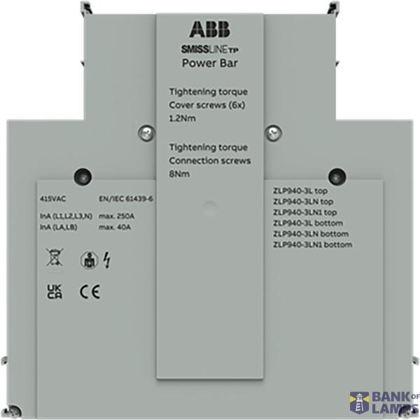 ZLSP940-3LN Bottom SMISSLINE  Incoming Pan Assembly Pluggable Busbar S image 52