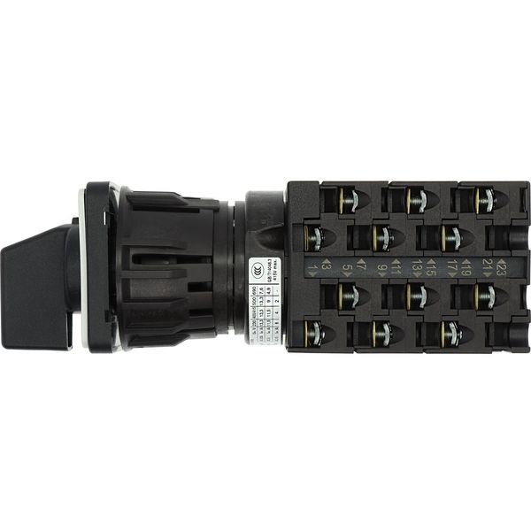 T0-6-8476/EZ Step switches, T0, 20 A, centre mounting, 6 contact unit(s), Contacts: 12, 45 °, maintained, Without 0 (Off) position, 1-3, Design number 8476 image 15