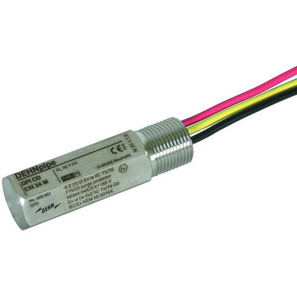 Surge arrester DEHNpipe Ex (i) with M20x1.5 external thread image 1