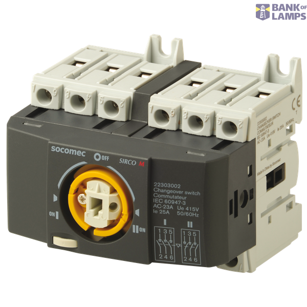 SIRCO M1 CHANGEOVER SWITCH CD 3X63A image 2