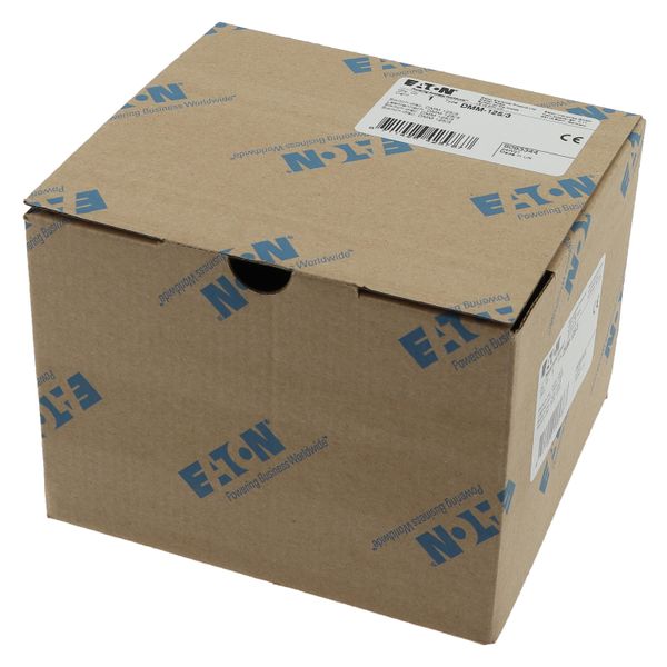 DMM-125/4+CM Switch-disconnector, DMM, 125 A, 4 pole, With blue rotary handle (Type C) and drive shaft, Vertical connection image 17