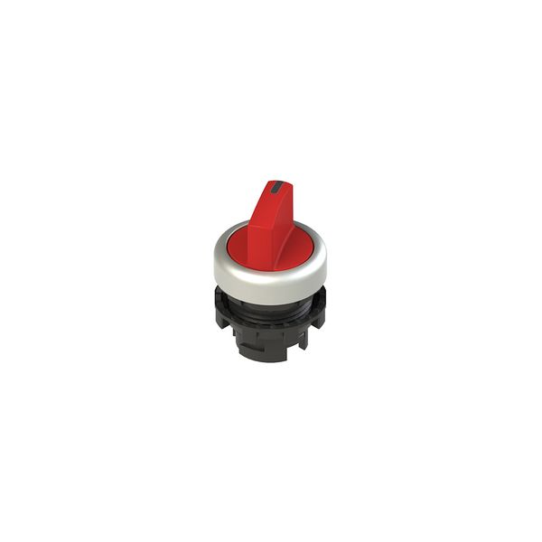 Illuminated short handle selector, 2 positions red with marking image 2