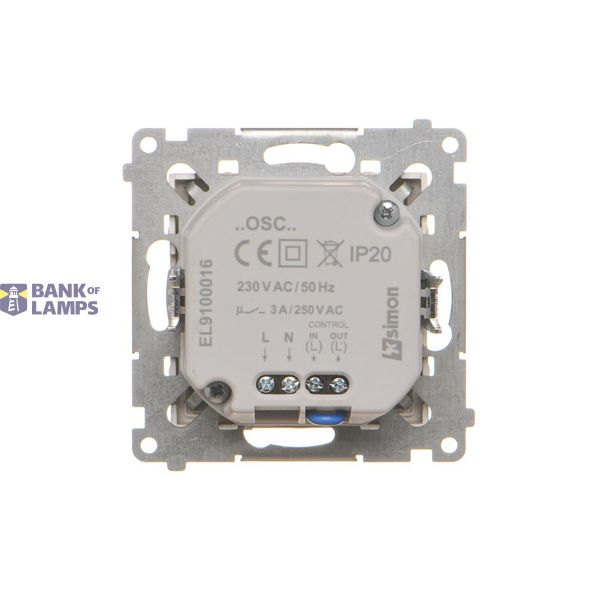 Single button for switches and push buttons, white matt image 1
