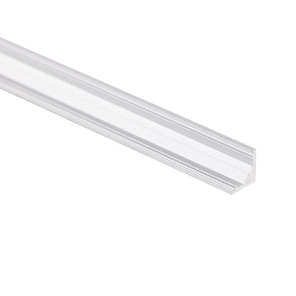 Corner aluminum profile RB 8x8mm without diffuser 2m image 1