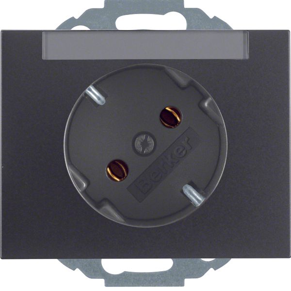 SCHUKO soc. out. 45°, K.1, ant. matt, lacq. image 1