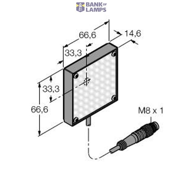 Vision System Area Light   LEDBA62X62M image 1