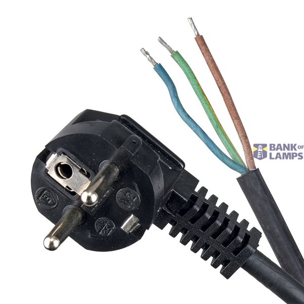 Connection cable W-2T H05RR-F 3x1.0 (rubber) black image 1