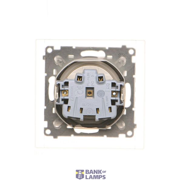 Triple switch, (module), 10AX, quick connection, cream white/electro white image 1