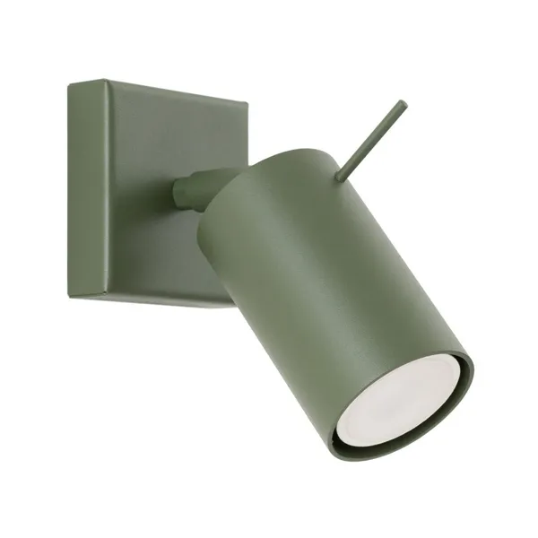 WALL LAMP RING OLIVE GREEN 1XGU10 image 1