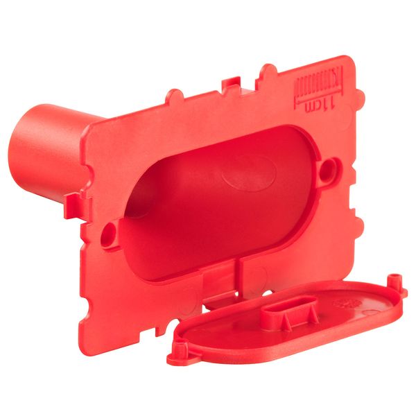 Concrete construction oval funnel for M20 conduits image 1
