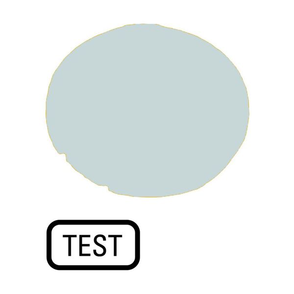 M22-XDL-W-GB9 Button lens, flat white, TEST image 6
