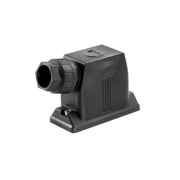 HDC enclosures, Size: 6, Protection degree: IP66, IP67, in plugged condition, Cable entry from side, Screw, , Size of cable entries: M 40 image 1