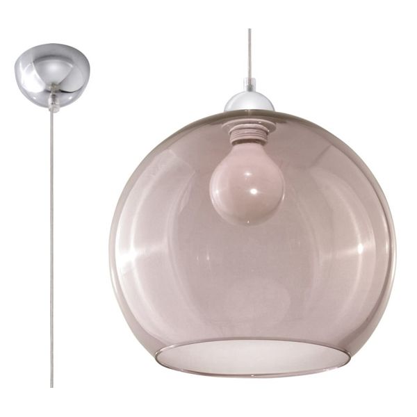 HANGING LAMP BALL GRAPHITE E27 1X60W IP20 image 1
