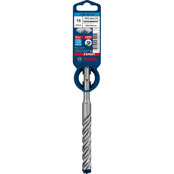 EXPERT SDS plus-7X Hammer Drill Bit 15 x 100 x 165 mm image 1