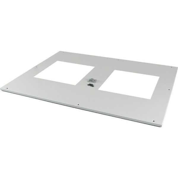 XTSZPTAF-W1100 Top plate for OpenFrame, fan, W=1200mm, grey image 3