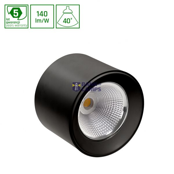 CEL ZOSMA 3 840 27W 230V 40deg Black MESH image 1