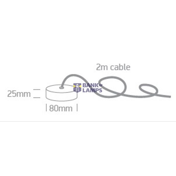 GREY ROUND SUSPENSION BASE FOR PROFILES image 2