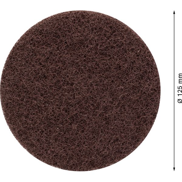 EXPERT N88 Fleece Disc for Random Orbital Sanders 125 mm, Coarse, 5-pc image 2