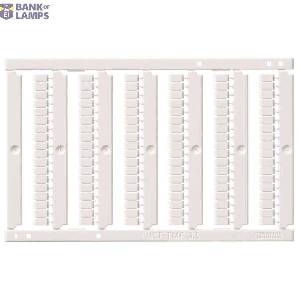 Unmarked Label for terminal blocks 1 mmÂ² push-in plus models, 108 pcs, XW5T0174B image 2