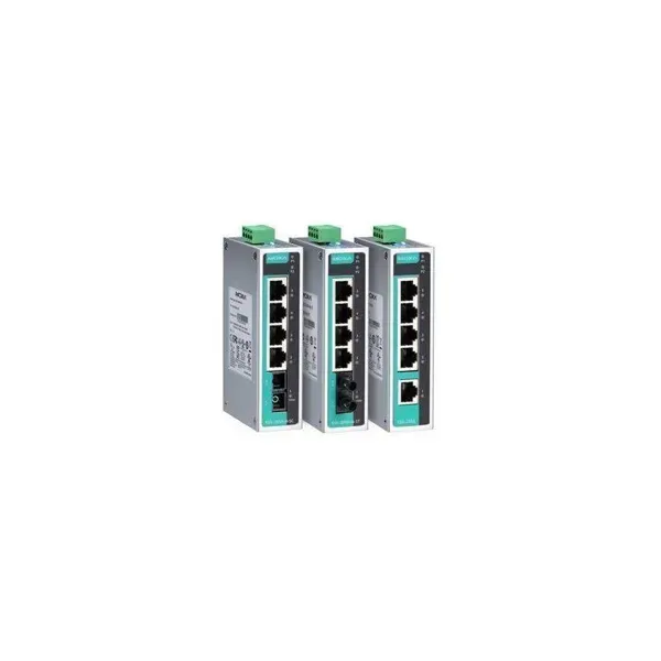 MOXA – EDS-205A-S-SC-T – Unmanaged Ethernet switch with 4 10100BaseT(X) connections image 1