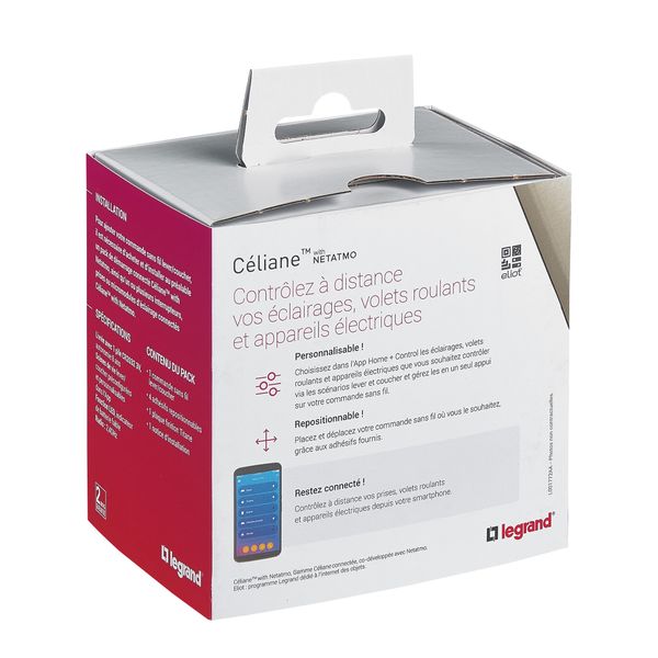 WIRELESS REMOTE SWITCH WAKE UP / SLEEP CELIANE TITANIUM image 3
