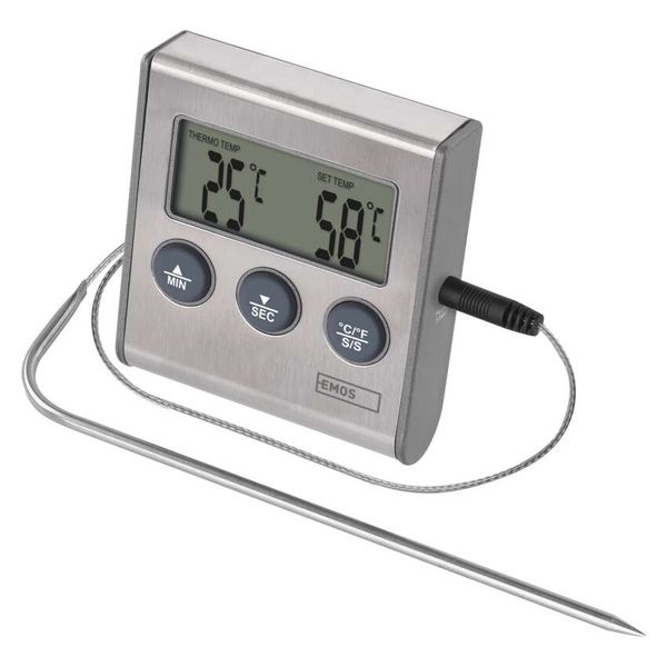 Digital Cooking Thermometer and Kitchen timer E2157 image 1