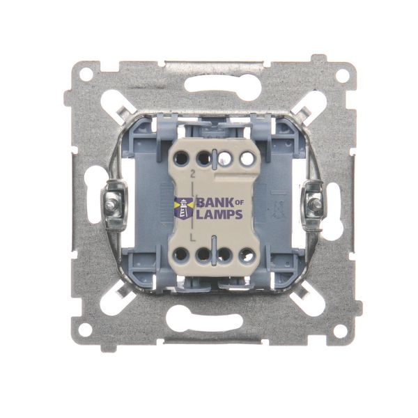 Light LED indicator red light, (module), champagne matt image 1