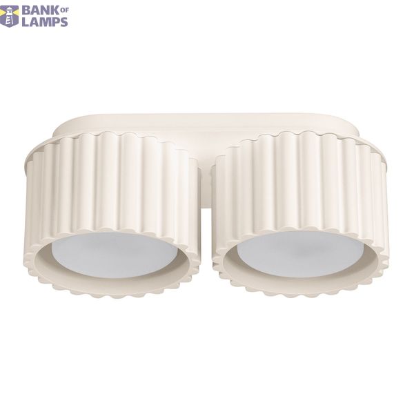 Ceiling lamp AURA 2 beige Gx53 image 1