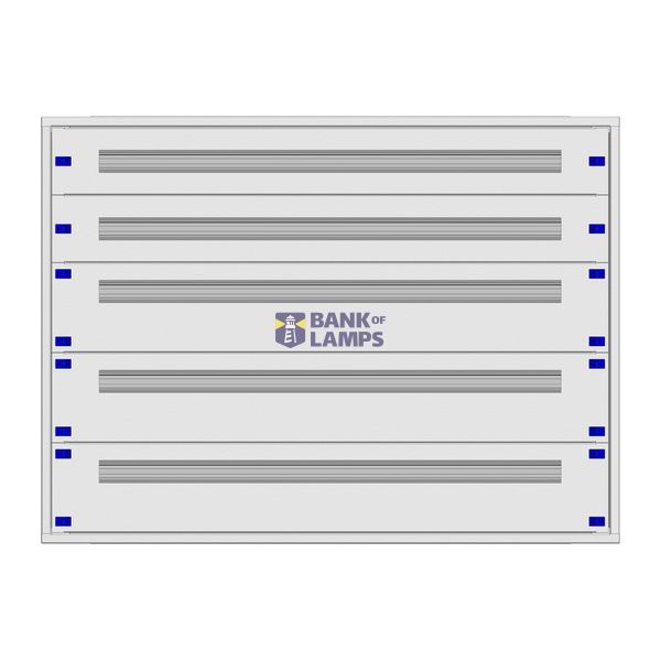 Distribution board insert KVN 60mm, 5-18K, 5-rows image 1