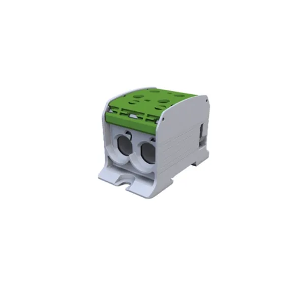 STB 95-2 Rail-mounted terminal block Al/Cu 87520 SIMBLOCK green image 2