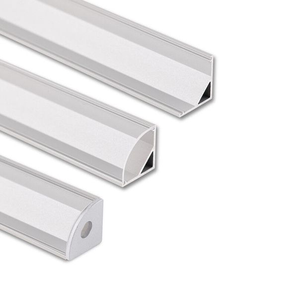 Corner aluminum profile RS2 16x16 mm clear diffuser 3 m image 1