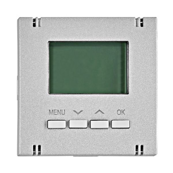 Floor thermostat top part, silver image 1