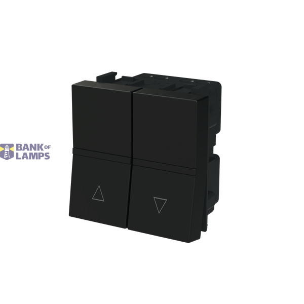 Push-button blind control - 2M - Matt Black image 2