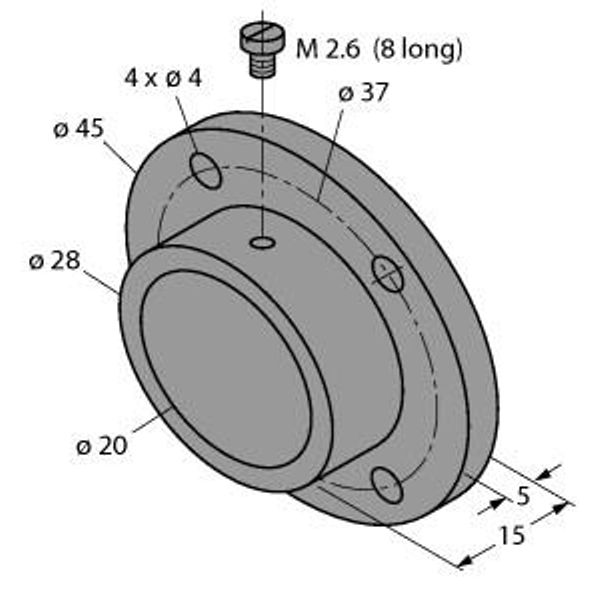 Accessories Mounting Flange   FSK-20P image 1