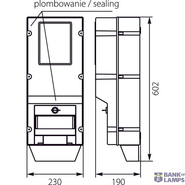 Measuring set housing - OZP image 2