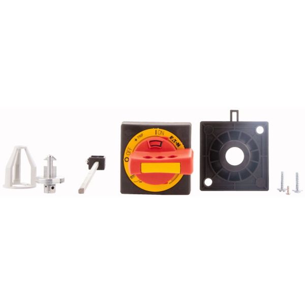 PKE-XRH Door coupling handle, red yellow, for PKE image 2