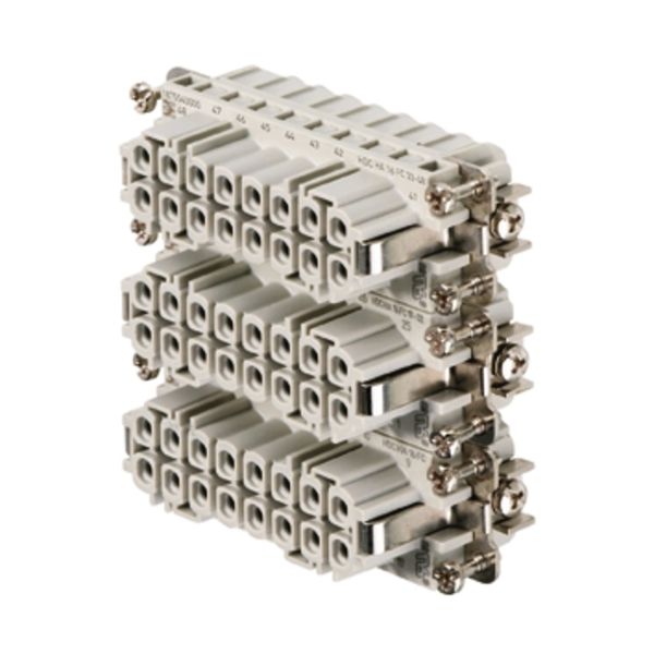 HDC insert, Female, 250 V, 16 A, Number of poles: 16, Crimp connection, Size: 5 image 1