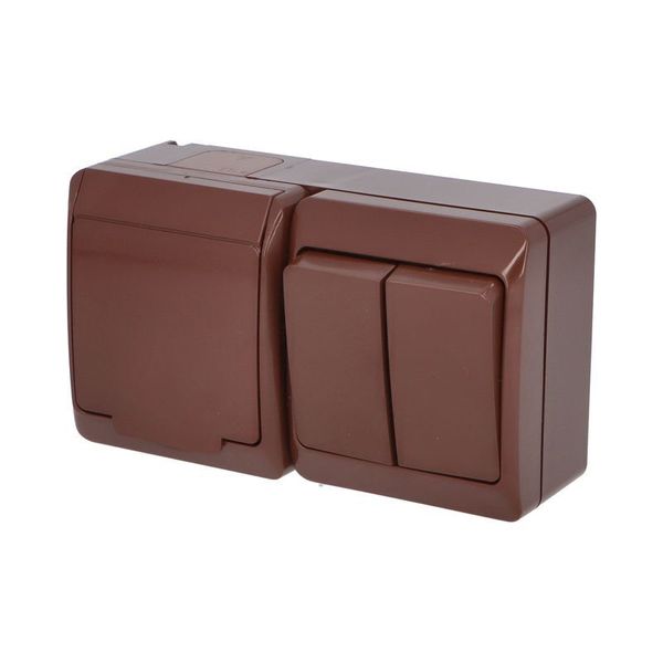 HERMES SOCKET 2P+Z + DOUBLE POLE SWITCH image 2