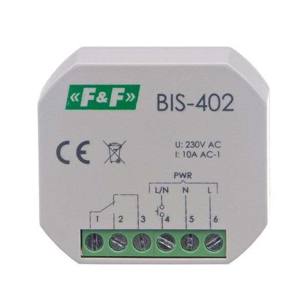 Electronic bistable impulse relay BIS-402 image 2