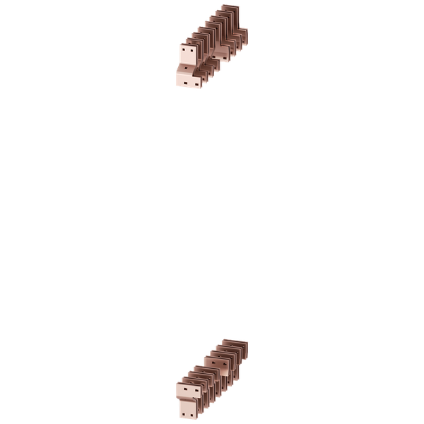 Connection lugs distribution busbar top and bottom up to 8x50x10 mm system: non-cascaded, main busbar: duplex D: 800 mm W: 200 mm image 1