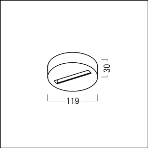 3CU PKT-AUSL ANBAU WH - Point outlet, surface-mount image 2