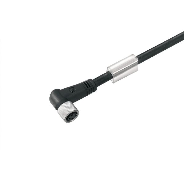 Sensor/actuator line, One end without connector, M8, Number of poles : 4, 10 m, Socket, angled, Shielded: No, LED: No, Sheath material: PUR, Halogen: No image 1