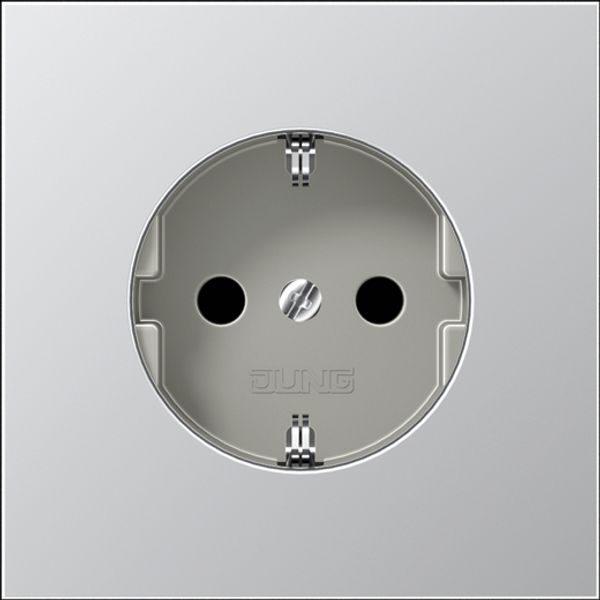 Socket aluminium protection contact & supply safety image 1