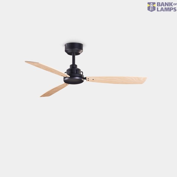 Fan Xaloc ø1000mm Black Light wood image 1