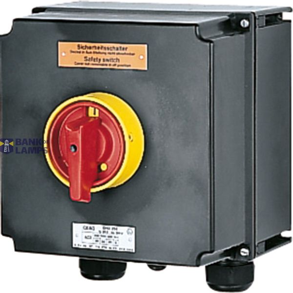 Ex-Safety switch 80A, 3-pole, Emergency Stop image 3