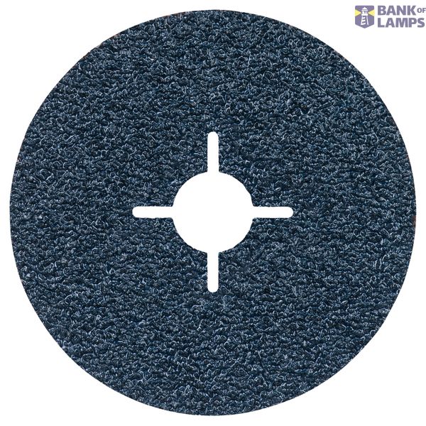 Fibre sanding disc R574, Best for Metal D= 115 mm; K= 24 image 1