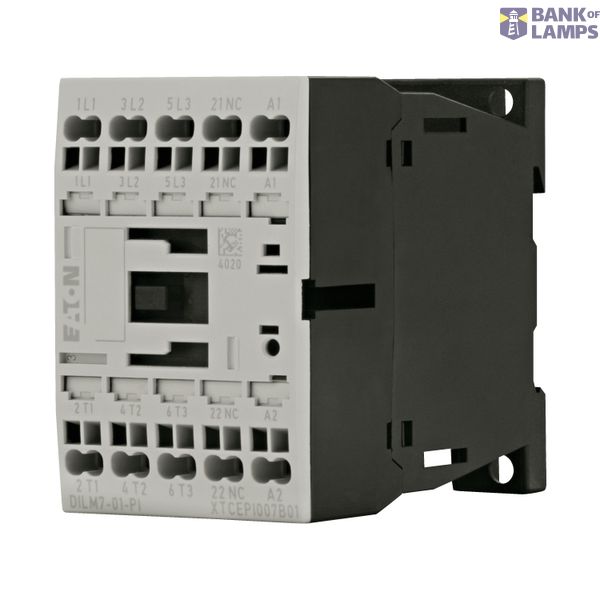 Contactor, 3 pole, 380 V 400 V 3 kW, 1 N/C, 60 V DC, DC operation, Pus image 1