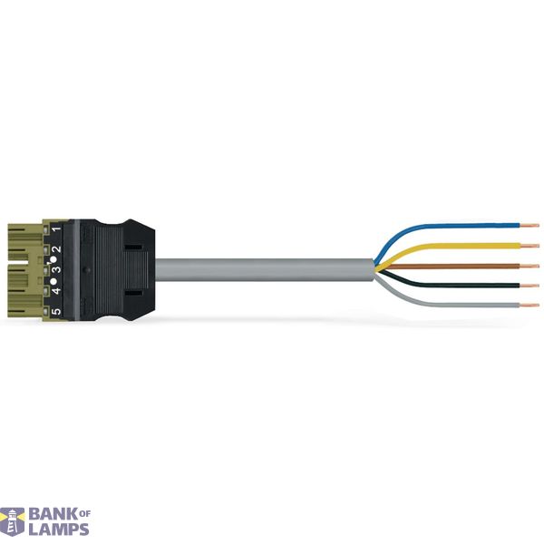 pre-assembled connecting cable Cca Plug/open-ended light green image 2