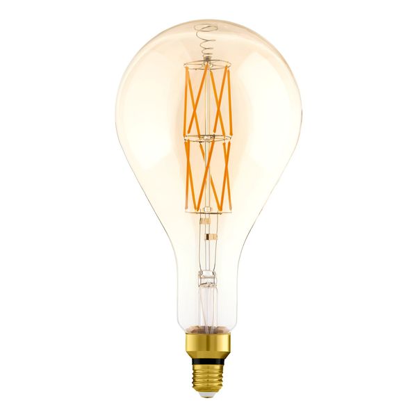 LM-E27-LED BIG SIZE FILAMENT GIANT PS160 8W/806Lm AMBER image 1